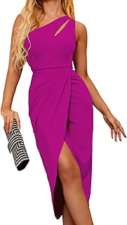 Zalalus Women’s One Shoulder Bodycon Formal Dress