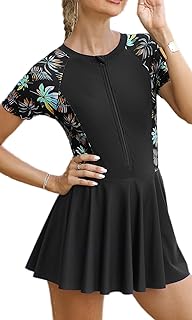 FEOYA Long Sleeve Swimdress