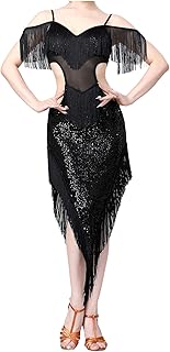 TiaoBug Women's Latin Dance Dress