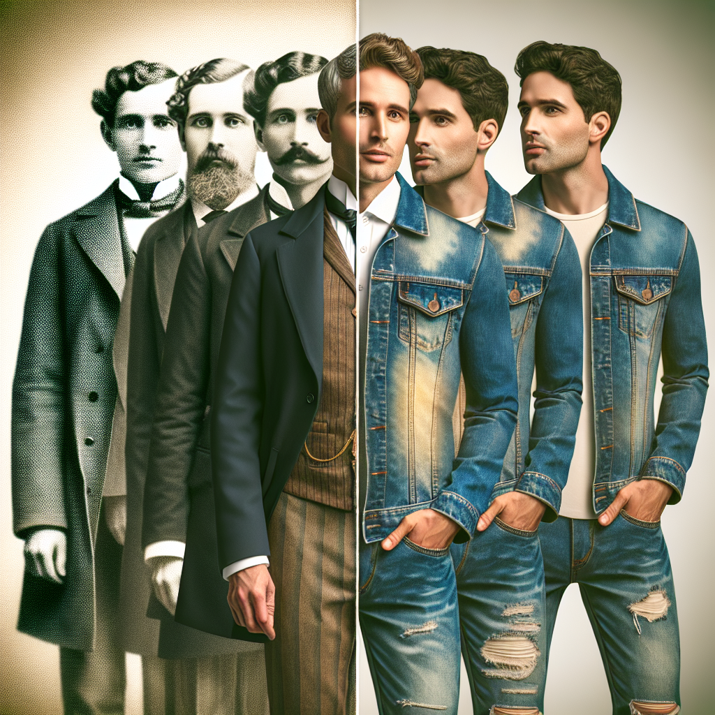 Evolution of Men’s Casual Dress: From Suits to Denim