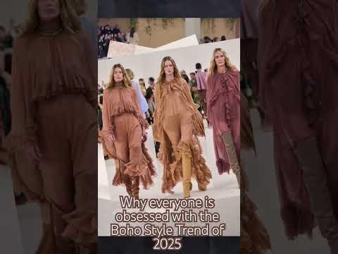 Boho Fashion Revival Dominates 2025 Runways with Elegance